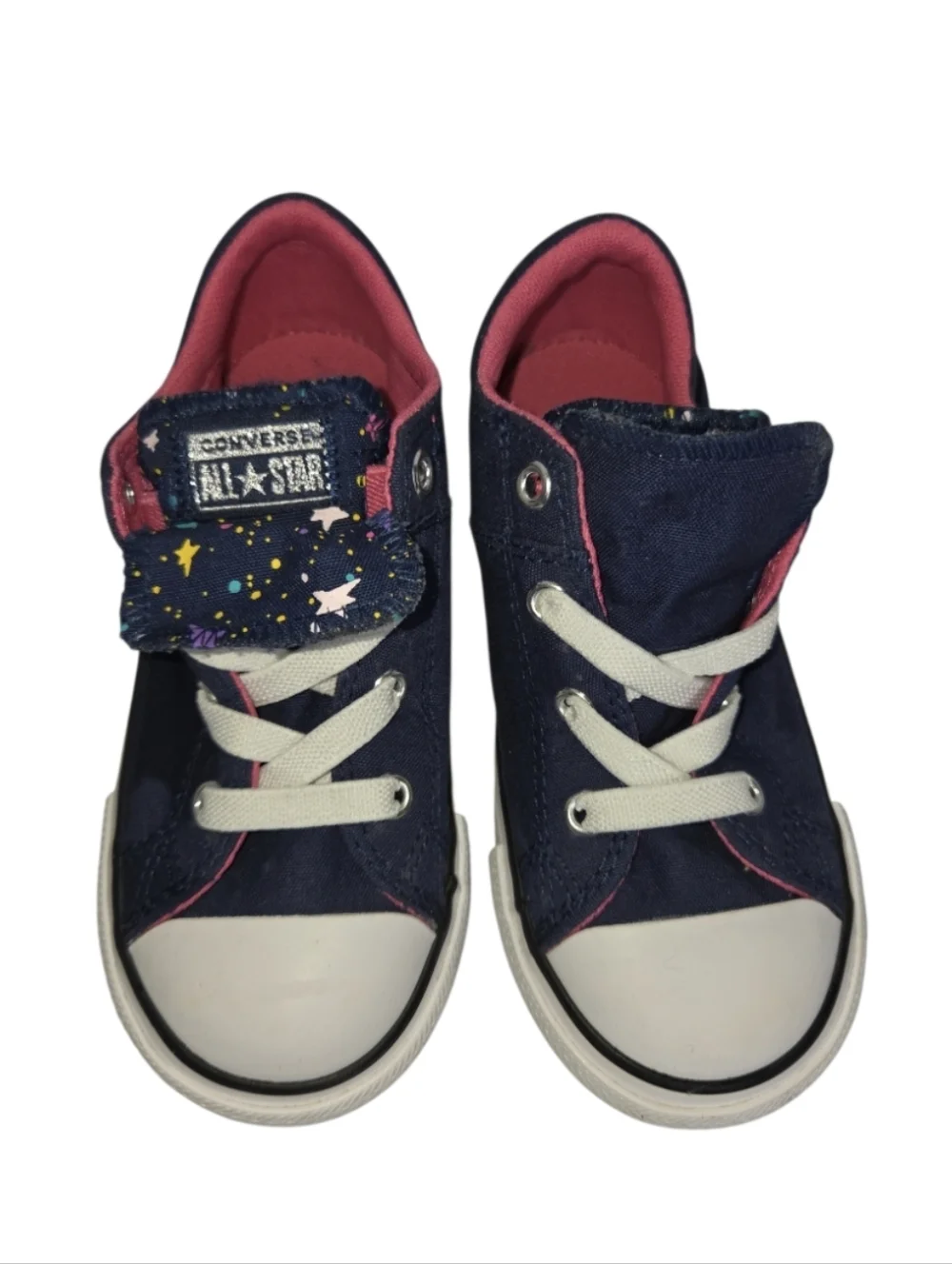 Converse Toddler Girl's Double Tongue All Star Maddie Gravity Graphic Sneaker 9